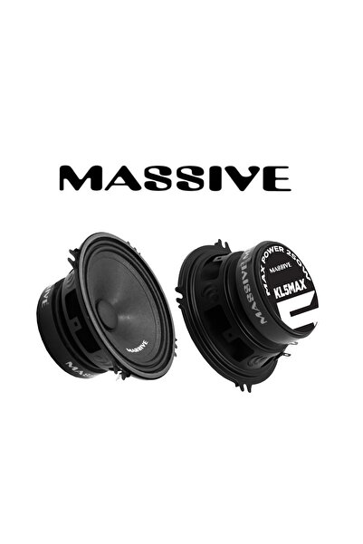 Massive Ms- 13 Cm Çifti 500wat-240w Rms kl5max Oto Midrange Hoparlör Aksar
