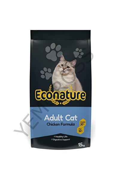 Econature Tavuk Etli Yetişkin Kedi Maması - 15 Kg