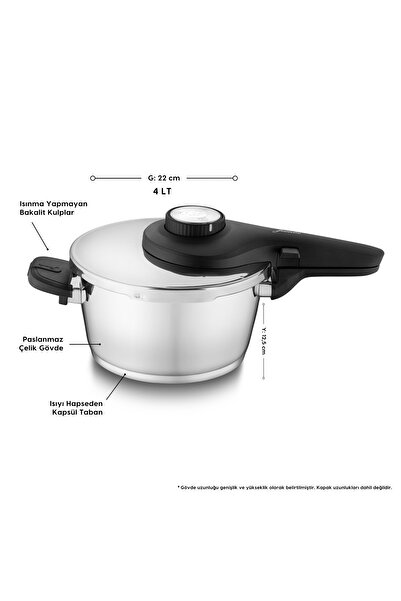 Jumbo Prime Master 4 Liter Pressure Cooker