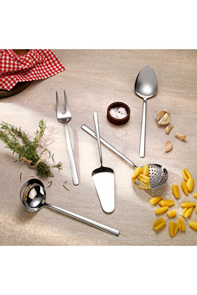 Schafer Steely Steel Serving Set 5 Pieces-Silver01