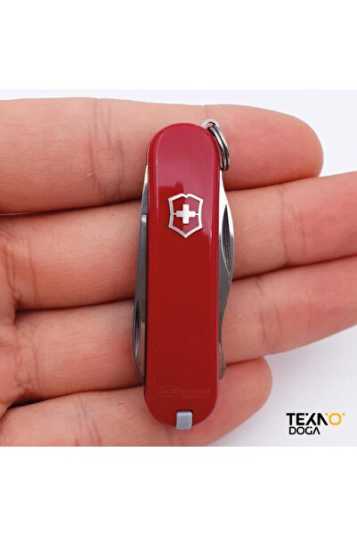 Victorinox Rally 0.6163 Kırmızı İsviçre Çakısı 58mm 9F