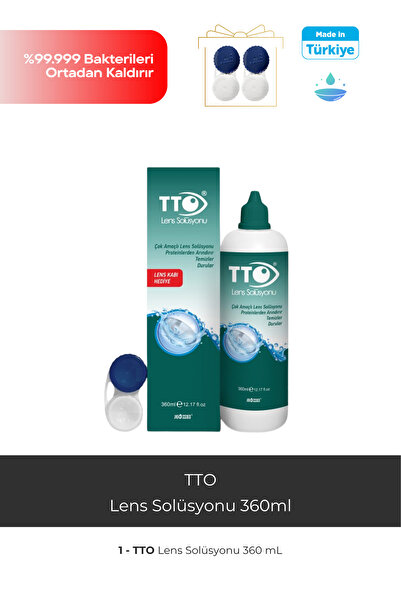 TTO Lens Solüsyonu 360 ml Son Kullanım Tarihi: 09/2026
