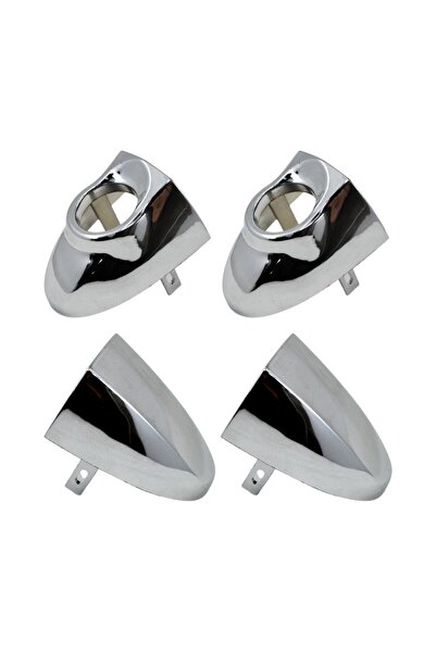 ALPHA AUTO PART Fiat Tipo,Egea için Kapı Kol Şifre Kapağı-Krom-Ön/Arka-Sağ/Sol-SET