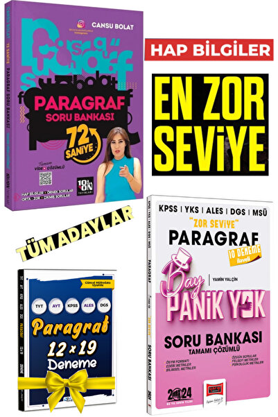 Panem Yayınları KPSS Çıkması Muhtemel Sorular+Paragraf Soru B.+Mat-Geo30 D.+Y...