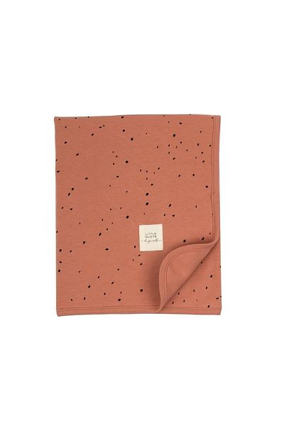 Little Gusto Pink Organic Cotton Double Layer Baby Blanket - 80x100cm