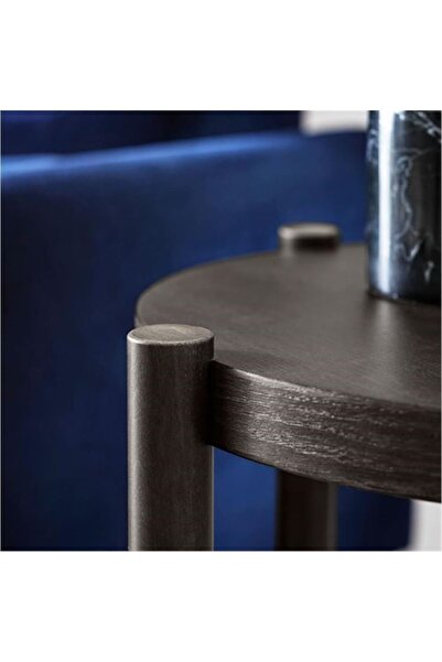 IKEA Lısterby Koyu Kahverengi Yan Sehpa 50 cm