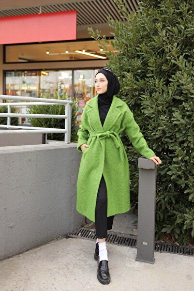 Dadali DADALİ Cepli Peluş Kaban Yeşil