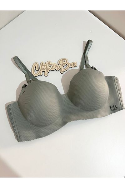 Clothes Box Strapless Bra with Laser Cut Padding and Removable Straps