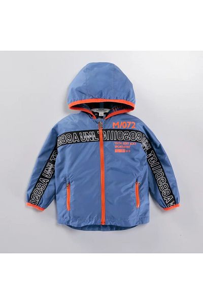 Midimod 6-14 Years Old Lined Hooded Boy's Raincoat