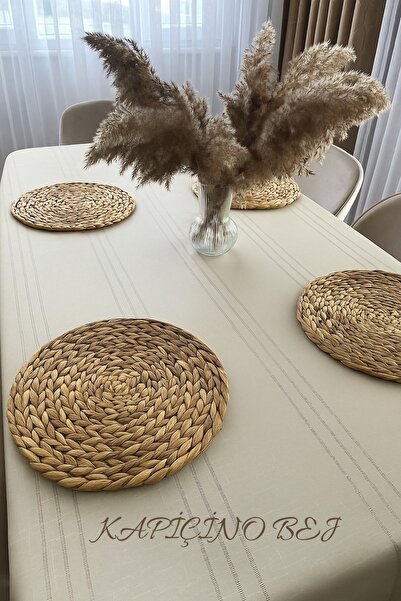 Ypc كولبر مفرش طاولة مخطط بدون مشاكل 150x210 سم