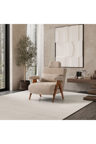 GreenCorner Medi Yataklı Berjer Refakatçi Bej