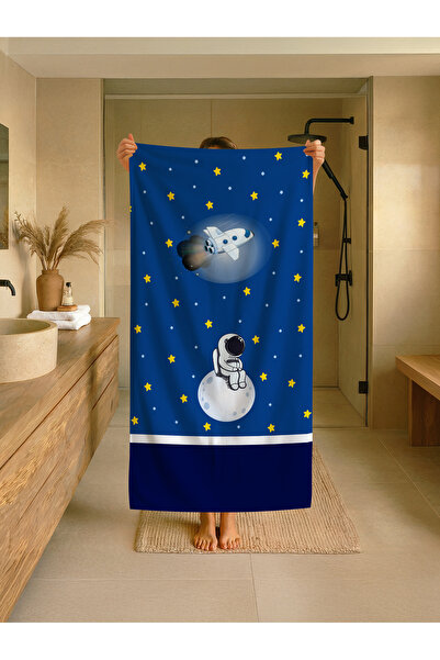 Talia Home Παιδική πετσέτα παραλίας - θάλασσας - πισίνας με σχέδια Astronaut ...