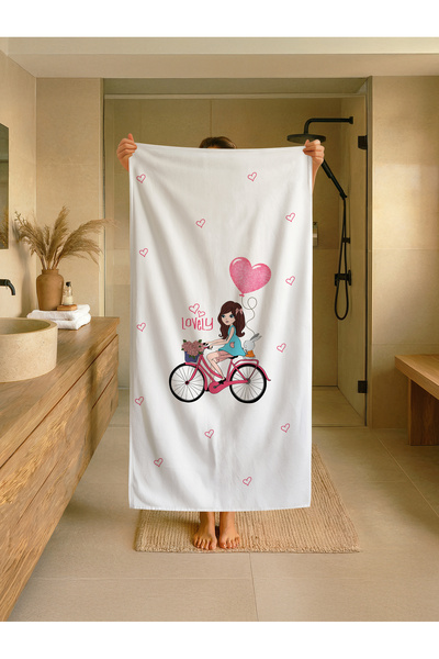 Talia Home Υπέροχη παιδική πετσέτα παραλίας - θάλασσας - πισίνας με μοτίβο πο...