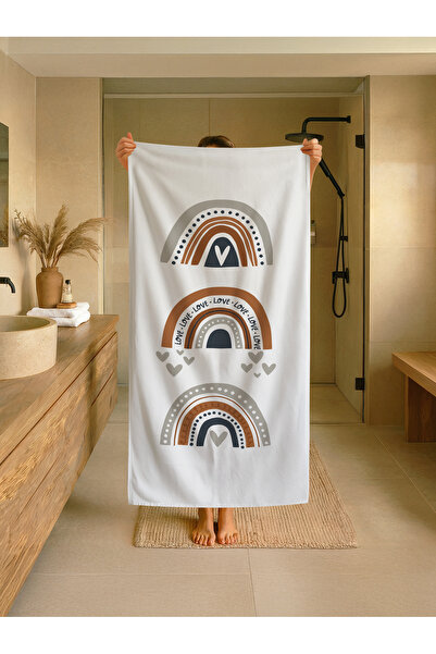 Talia Home Παιδική πετσέτα παραλίας - θάλασσας - πισίνας με σχέδια ουράνιου τ...