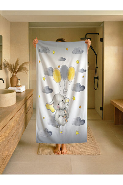 Talia Home Παιδική πετσέτα παραλίας - θάλασσας - πισίνας με μοτίβο με μπαλόνι...
