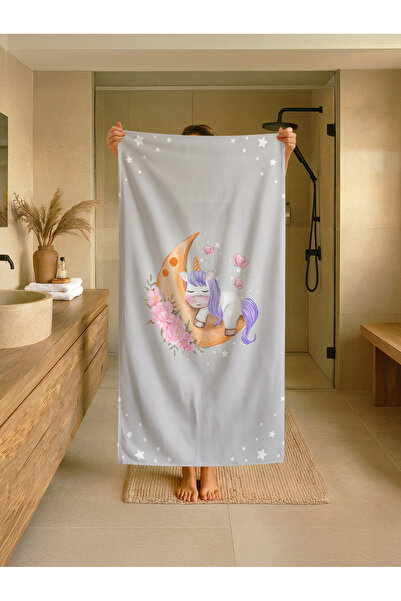 Talia Home Παιδική πετσέτα παραλίας - θάλασσας - πισίνας με σχέδιο υπνοδωματί...