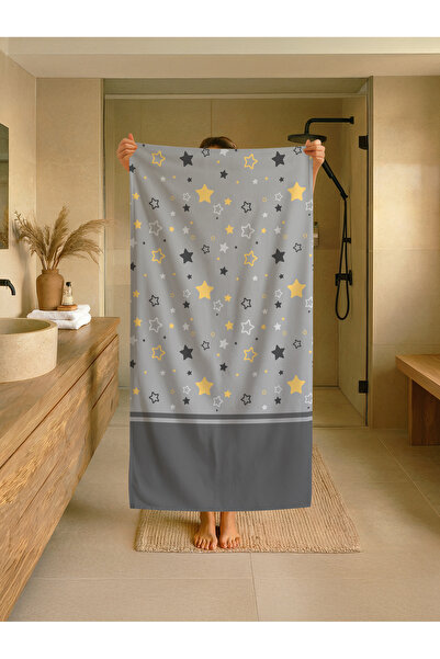 Talia Home Παιδική πετσέτα παραλίας - θάλασσας - πισίνας με σχέδια με αστέρια...