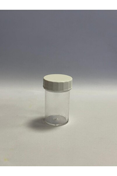 ÇEVRİM PLASTİK 30 ml 25 Adet Plastik Şeffaf Kapaklı Kap, Krem Kutusu, Takı Ku...