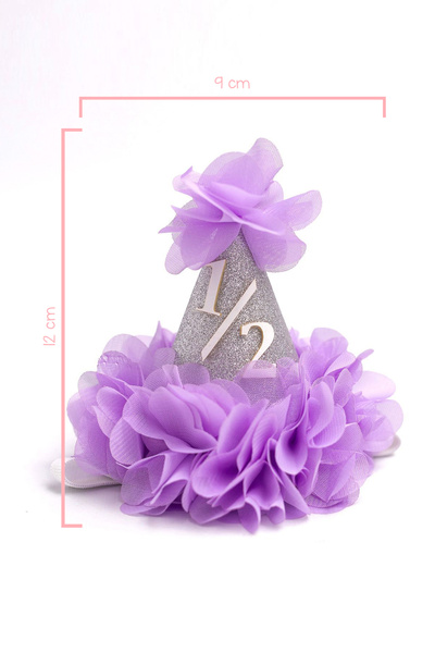 Le Mabelle Lilac 1/2 Year Old Funnel Baby Crown