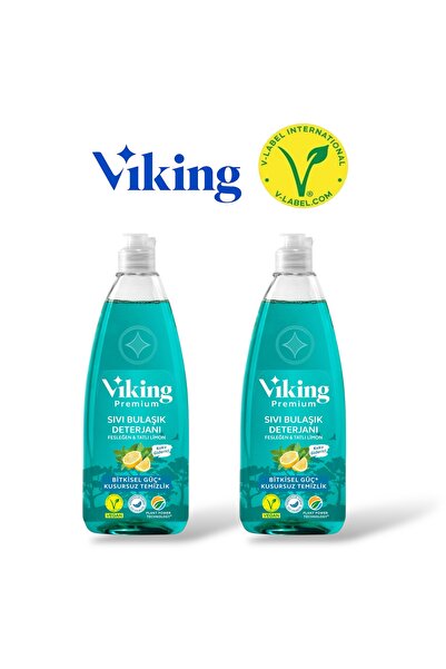 Viking Premium Bulaşık Deterjanı Fesleğen & Limon 750 Ml 2 Adet