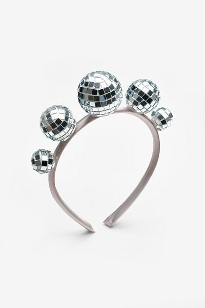 Le Mabelle Silver 5-Piece Disco Ball Figured Crown