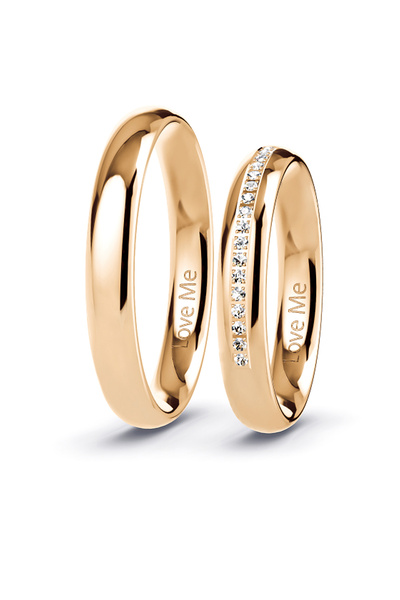 Love Me Yeni Model 1 Adet Mücevher Kalitesinde 4mm Rose Renk Kararmaz Unisex ...