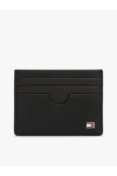 Tommy Hilfiger Men's Black Card Holder Am0Am13517 Bds