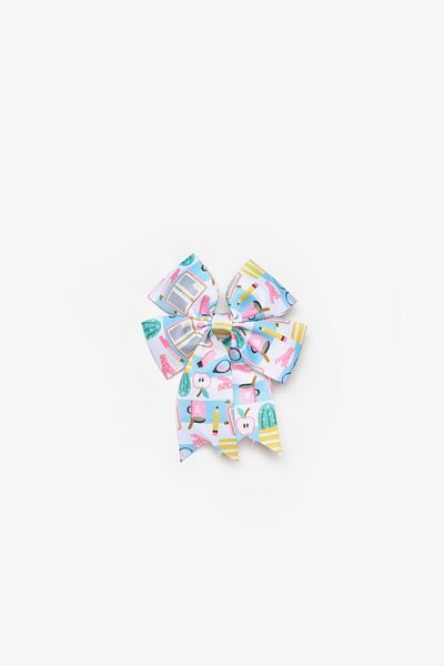 Le Mabelle White Pen Themed Buckle Clip for Girl