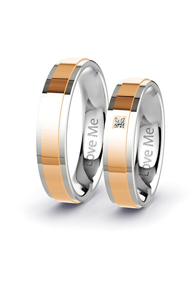 Love Me Yeni Model 1 Adet Mücevher Kalitesinde 5.5mm Rose Beyaz 2 Renk Kararm...