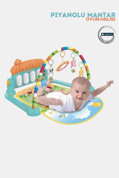 Bebeck Piyanolu Mantar Bebek Oyun Halısı