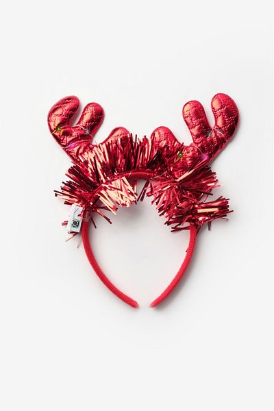 Le Mabelle Red Light Detailed Deer Neck Girl's Crown