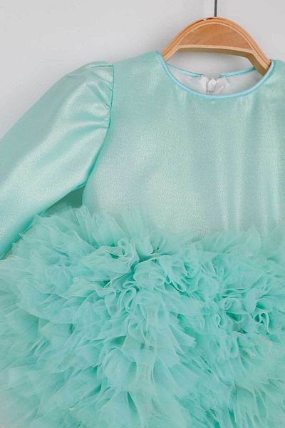 Le Mabelle Mint Long Sleeve Tutu Baby Girl Princess Dress - Asel