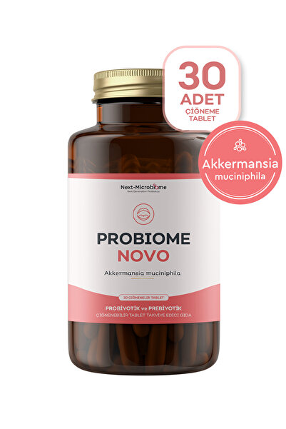 Next Microbiome Probiome-novo Akkermansia Muciniphila Içeren Çiğneme Tablet (30 tablet)