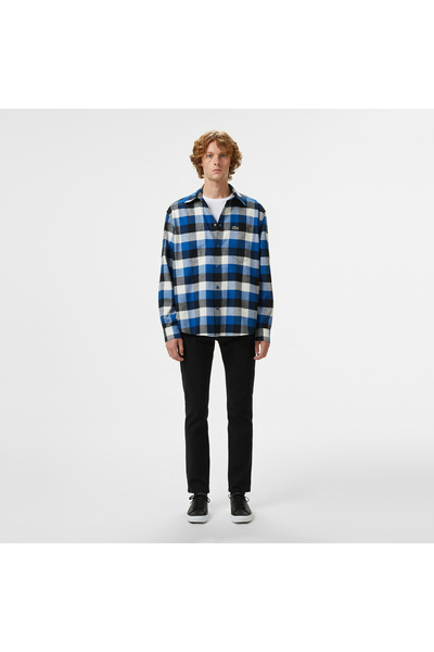 Lacoste Men's Slim Fit Black Jean Trousers