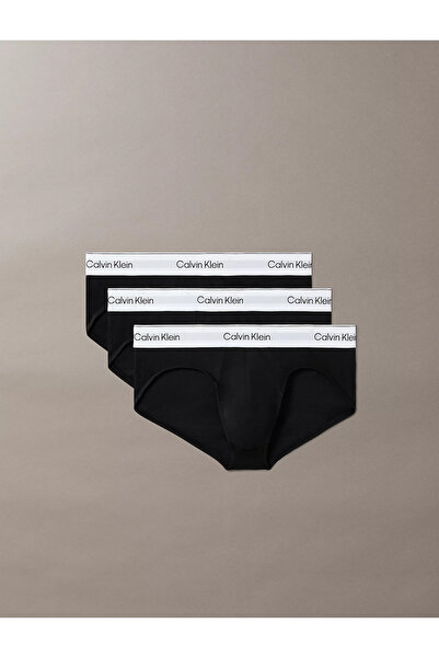 Calvin Klein Erkek Marka Logolu Elastik Bantlı Günlük Kullanıma Uygun Siyah Boxer LV00NB4388 UB1