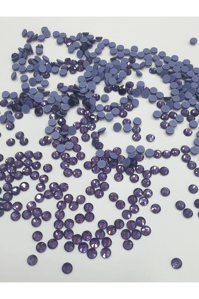 CRYSTALSHOP حجر لاصق هوت فيكس بالحديد Ss20 أرجواني (100 جرام - 1440 قطعة)