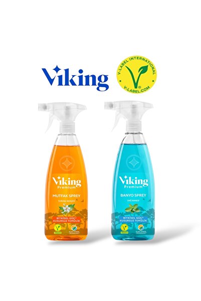 Viking Premium 2'li (banyo Dağ Nanesi , Mutfak Turunç Bahçesi) Paket 750 Ml X 2 Adet