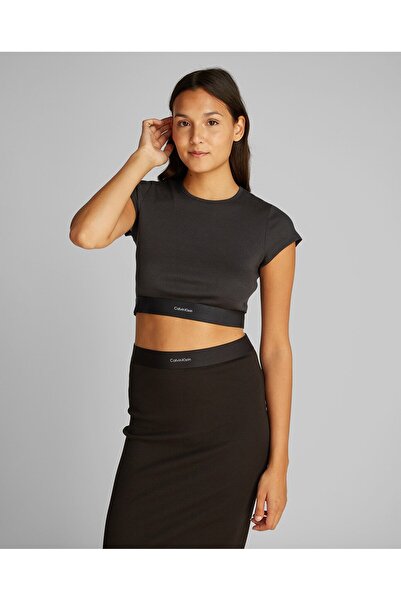 Calvin Klein Rib Crop Tee T-Shirt