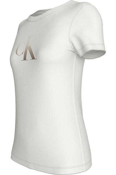 Calvin Klein Cotton Slim Fit Crew Neck t Shirt - Logo Printed J20J 224982 Yaf