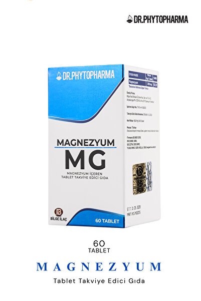 Dr Phytopharma Magnezyum Complex 1650 Mg 60 Tablet Taurat - Bisglisinat - Malat
