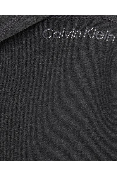 Calvin Klein Hanorac negru pentru damă - Design cu glugă cu fermoar