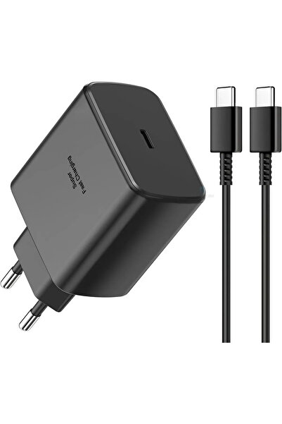 giyitec Samsung Galaxy A36 A56 5G 45W Süper Hızlı Şarj Aleti Cihazı Seti PD Type-C Girişli