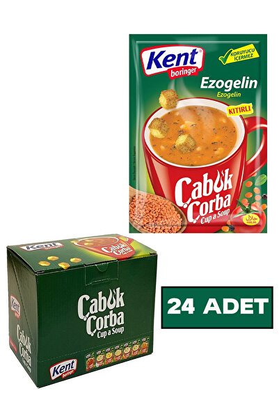 Kent Boringer Çabuk Çorba Ezogelin 21g X 24 Adet