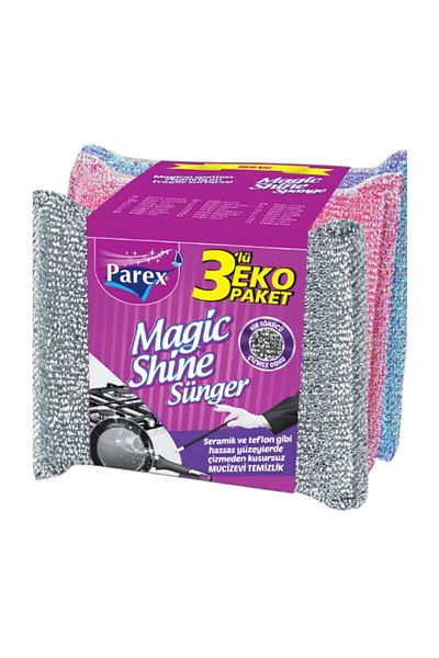 Parex Magic Shine Sponge 3 Pack Eco