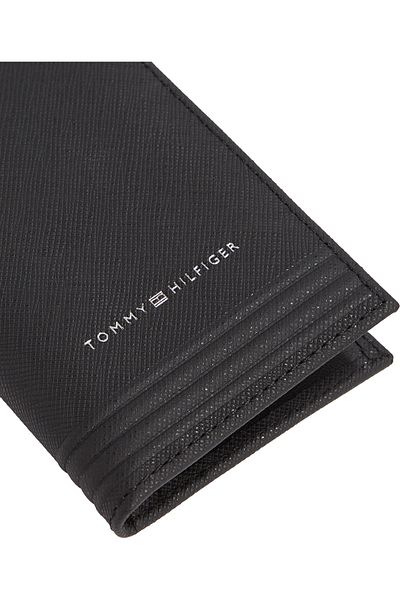 Tommy Hilfiger Th Business Bifold Men's Black Wallet Am0Am13262Bds