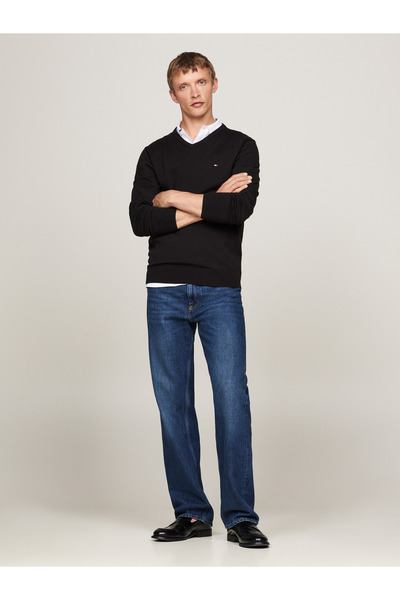 Tommy Hilfiger ESSENTIAL COTTON V NECK Kazak