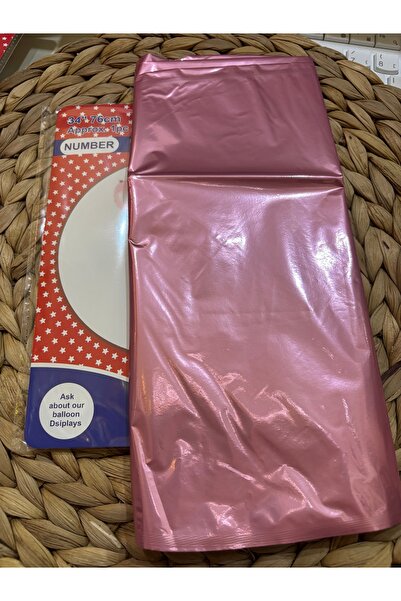 Deniz Party Store Pembe 6 Altı Yaş Folyo Balon 34 Inç 76-80 Cm