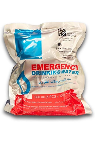 4s 5 Yıl Raf Ömrü ile Acil Durum Suyu Hayat Kurtaran (20 Paket x 500 ml.)