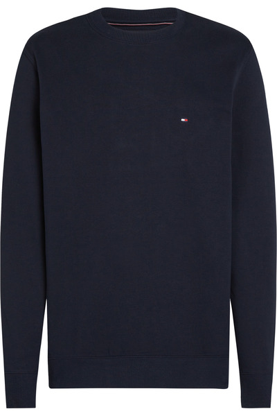 Tommy Hilfiger Hanorac pentru bărbați, din bumbac, cu logo-ul mărcii, potrivit pentru utilizare zilnică, albastru bleumarin MW0MW37237 DW5