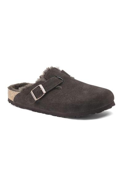 Birkenstock Women / Girls Brand Logo Stylish Looking Comfortable Sole Mocha Slippers Suitable for Daily Use